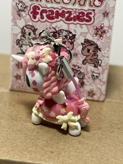 Tokidoki Unicorno Frenzies Shimmer Cherry Blossom Prim Keychain Bag Charm New