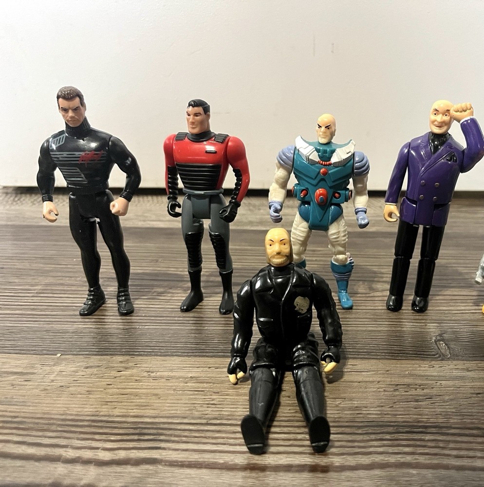 5 Vntg 90’s DC Universe Retro Action Figures Bruce Wayne Nostalgia Toys Tv Movie