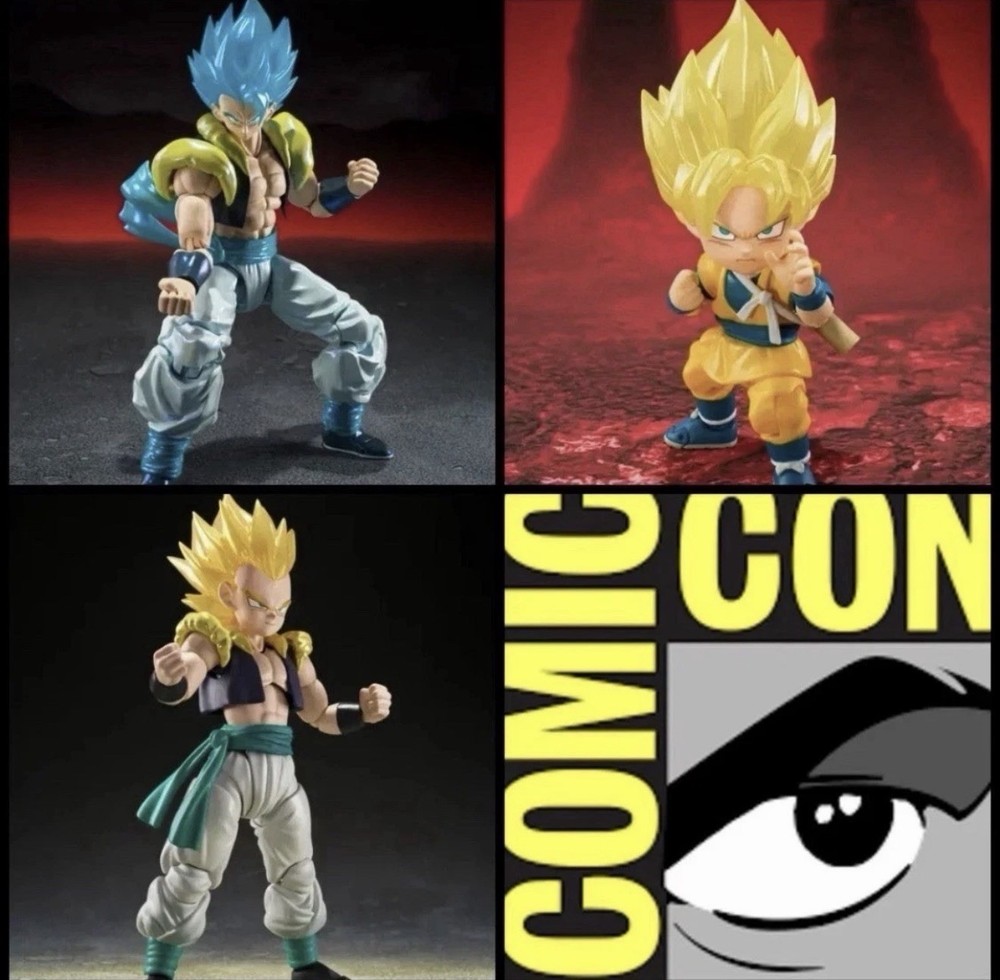 PRE-SALE SDCC 2026 Event Exclusive S.H.Figuarts Dragon Ball Gogeta,Gotenks,Goku