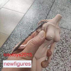 stock YM 1/6 Silicone Flexible 12″ Female Girl Action Figure Body Hands Foot Toy