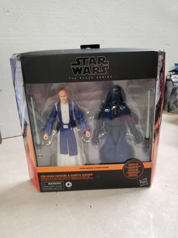 Star Wars The Black Series 6″ Concept Art Obi-Wan Kenobi & Darth Vader D23 Expo