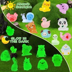 Tiny Glow Dark Animals – Collectible Miniature Figurines