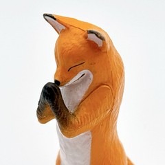 Fox Gasso Praying Animal Capsule Toy Mini Figure Not For Sale Japan Limited JP