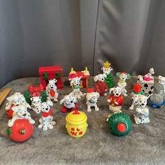 Vintage Disney’s/ Mc Donald’s PVC Toys Lot Of 20 Christmas Theme 101 Dalmatians