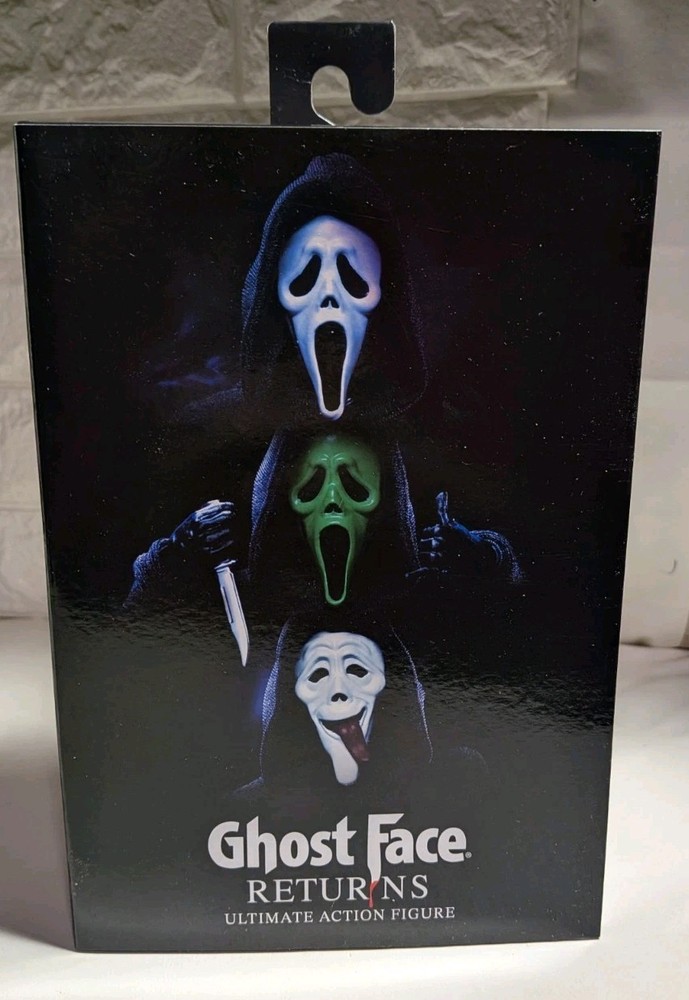 NECA Ultimate Ghost Face Returns New 2026 Scary Movie Scream Figure Ghostface