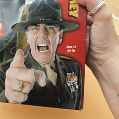 Gunnery Sgt. R Lee Ermey Vintage 12” Motivational Figure Sideshow Toys READ