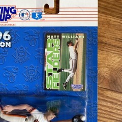 1996 Edition Kenner Starting Lineup Matt Williams Action Figure & Trading Card