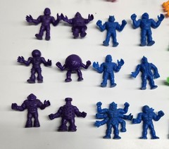 1980’s Lot Of 88 M.U.S.C.L.E Men Vintage Muscle Wrestlers Mixed Colors Free Ship