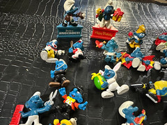Vintage Smurf Figures PVC lot of 22 (s4)