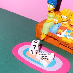 Grupo Erik Perpetual Calendar – The Simpsons Gifts Desk Calendar, Home Office