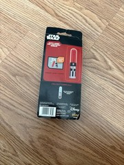 New Sealed Disney Star Wars Darth Vader Mini Lightsaber Bubbles 1oz Light Up Red