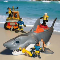 Fisher-Price Imaginext Mega Bite Shark & Jeep & Diver Figures