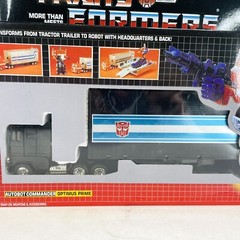 Transformers G1 Autobot Commander Black Optimus Prime Transforming Toy Figure