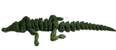 New Guinea 11″ Crocodile 3d Printed Alligator Open Mouth Flexible Fidget Toy