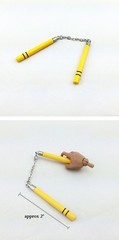 NEW 1/6 Game Of Death yellow kung fu suit w/ nunchakus Set for 12″ figure ❶USA❶