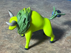 SHINY TAUROS a Wild Bull Pokemon – Set of Two (different poses) by BANDAI – NEW