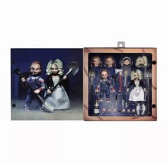 NECA ULTIMATE CHUCKY & TIFFANY 7” SCALE ACTION FIGURE 2 PACK SET BRIDE OF CHUCKY