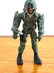 KONG SKULL ISLAND SAMUEL L. JACKSON ACTION FIGURE ARMS & HEAD CAMO