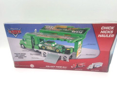 Disney Pixar CARS CHICK HICKS HAULER 1:55 TRUCK RARE VHTF SEMI TRAILER #86