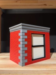 1/12 Scale Rooftop Diorama (All 3 Sides with Connectors) for 6″ Figures