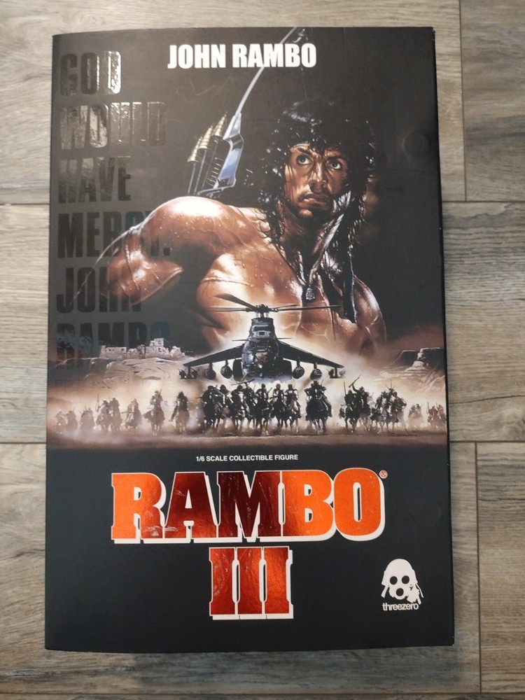 Threezero John Rambo 3 III 1/6 Scale Figure Complete Three Zero Stallone 3Z0169