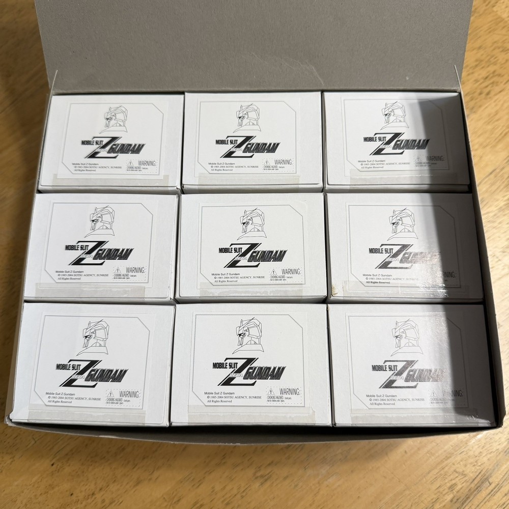 Vintage Mobile Suit Gundam Pencil Sharpener Mech Figures FULL CASE sealed 9 per