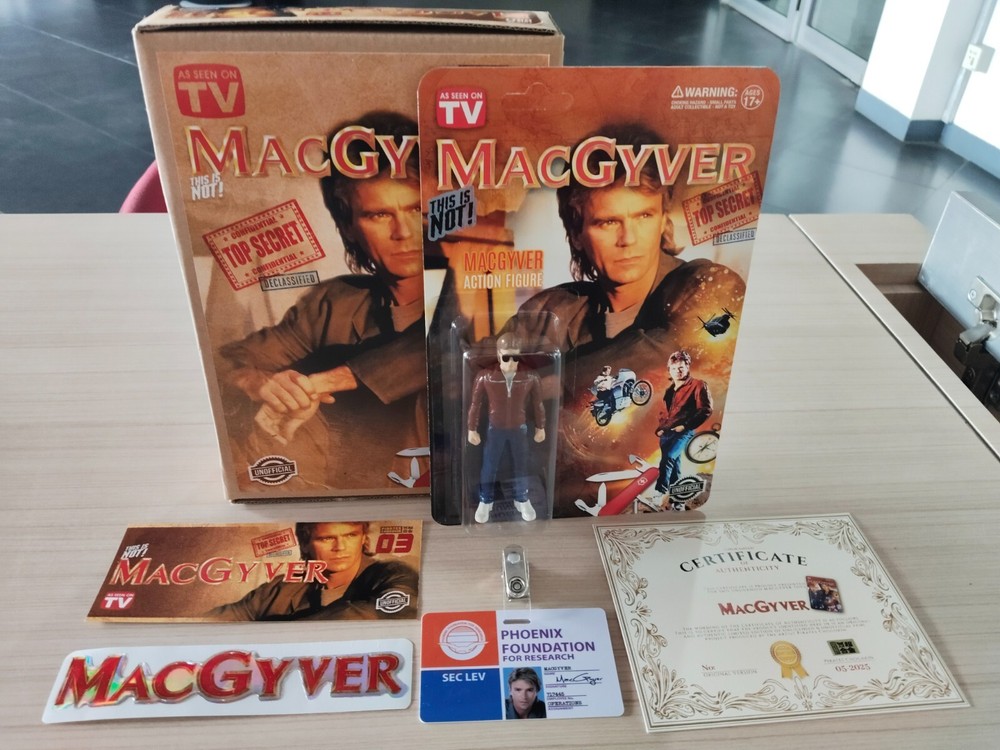 Custom Toys Handmade Macgyver Bootleg Action Figure