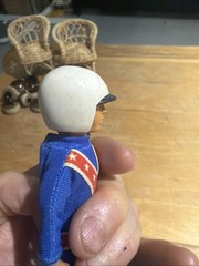 Vintage Ideal 1976 Robbie Knievel Figure W/Helmet & Belt Teenage Stuntman