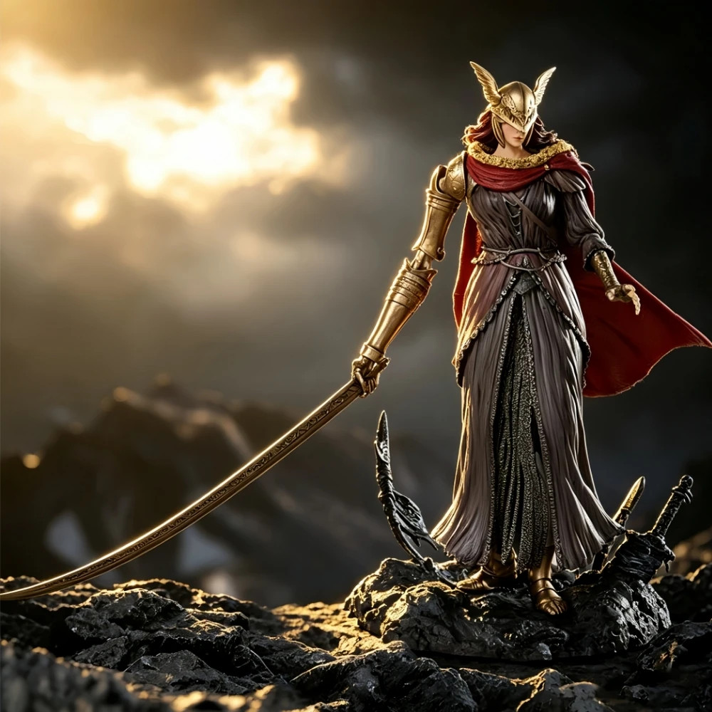 24cm Elden Ring Malenia Blade of Miquella PVC Statue Collectible Model Figure