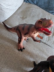 Lot Of 7 Soft Rubber Dinosaurs From Toys R Us Variety Of Species