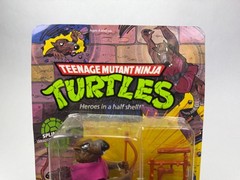 Master Splinter Vintage TMNT Ninja Turtles Figure New 1988 Unpunched 10 Back