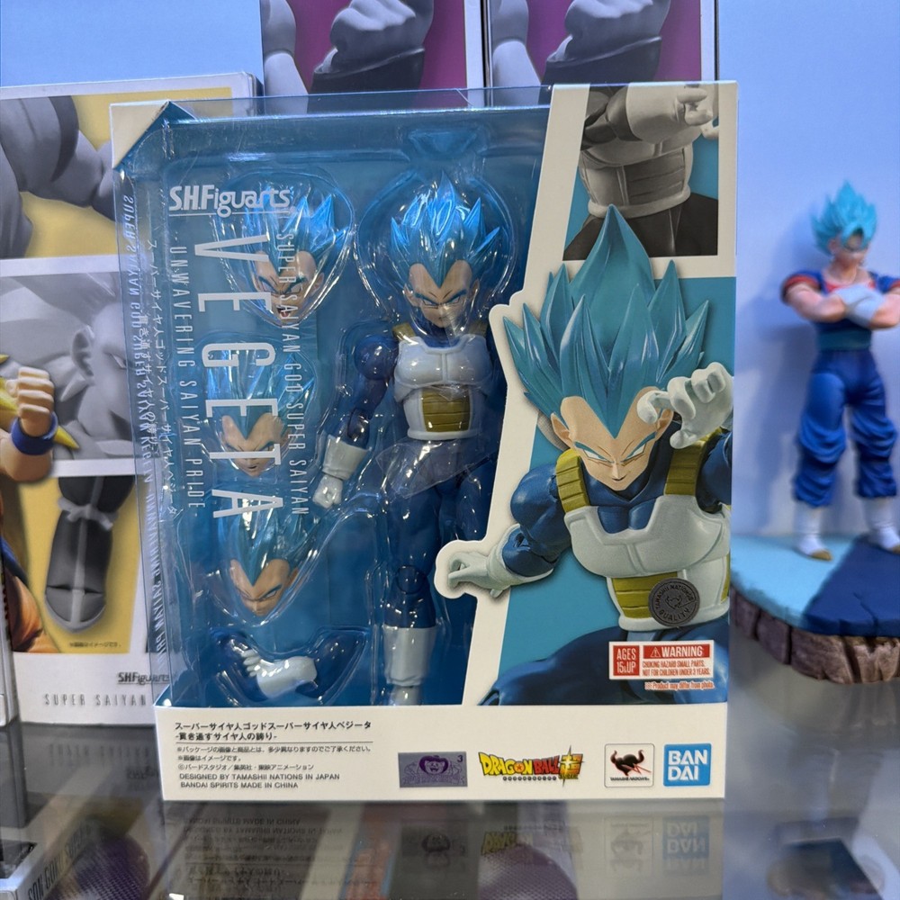 S.H.Figuarts Vegeta Super Saiyan God Super Saiyan Dragon Ball Super Boxed