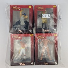 Fanhome Street Fighter Figures Lot Of 4 Yun 35 Urien 48 Rolento 40 El Fuerte 42B