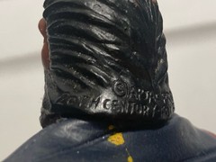 Vintage 1974 MEGO Planet Of The Apes POTA Soldier Apes Navy Blue Tunics Lot of 2