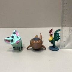 10pcs Disney Moana Maui Heyhey Pua Coconuts Playset Animated Figures Cake Tooper