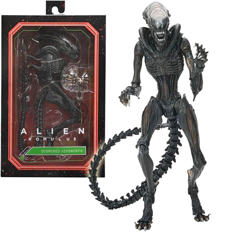 Neca Alien Romulus Scorched Xenomorph 7″ Action Figure Movie 1:12 Scale New