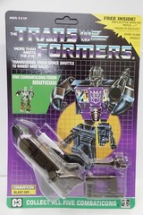 TRANSFORM G1 Reissue Carded Combaticon Bruticus Brand New Free Shipping