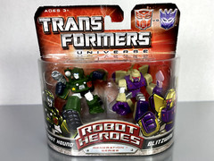 Transformers Robot Heroes HOUND & BLITZWING 2-Pack Box Generation One G1