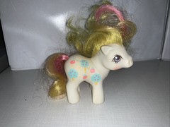 Vintage My Little Pony G1 Baby Sister Apple Delight 1984 Loving Family