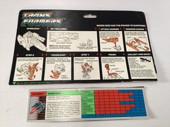 Vtg Transformers G1 Overload INSTRUCTIONS & TECH SPEC Lot