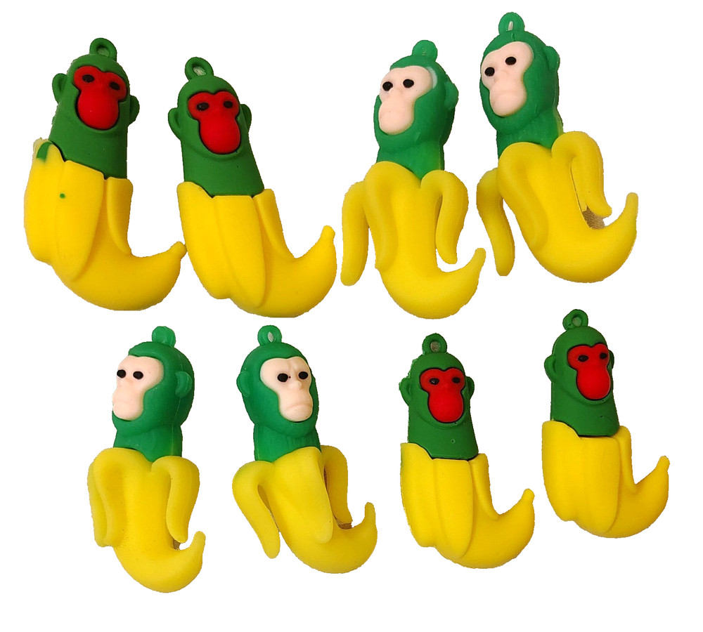 Tralalero Tralala Action Figure Party Favor Banana Monkey Lot of 8 Brainrot