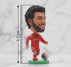 Mohamed Salah Figure Liverpool LFC EPL Toy Soccer 6.5cm Football Collectible