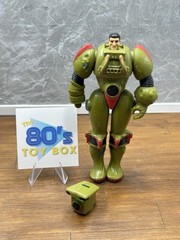 Vintage 1986 Hasbro Inhumanoids Herc Armstrong Action Figure With Helmet No Hook
