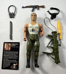 1986 Coleco Rambo Force of Freedom SERGEANT HAVOC Incomplete w/ Accessories