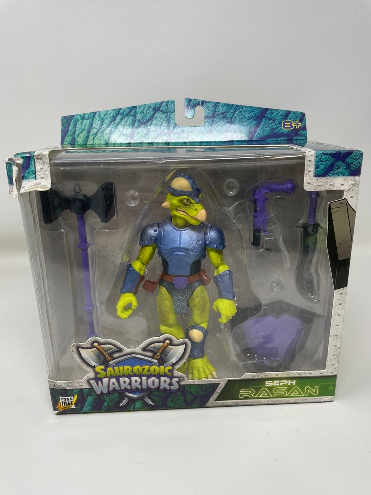 Boss Fight Studio Saurozoic Warrior Seph Rasan Futuristic, Armored Dinosaur Hero