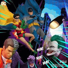 Mezco Toys One:12 Batman Robin Golden Age Edition Anime Action Figure In Stock