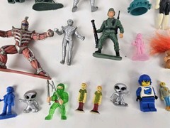 Large Lot of Misc. Vintage ‘Small Size’ 1990’s Action Figure Toys