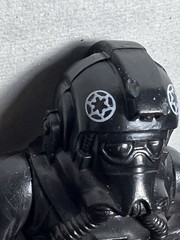 VINTAGE KENNER STAR WARS 1982 TIE FIGHTER PILOT COMPLETE REVERSE COO VARIANT