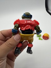 Playmates 1991 TMNT Sewer Sports Lot Leo Mikey Ralph Football Baseball