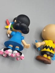 Lot Of 2 Peanuts Charlie Brown Lucy PVC Vinyl Figures JP Peanuts Used